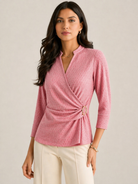 Kate & Pippa Rocco Top In Pink Print-Kate & Pippa