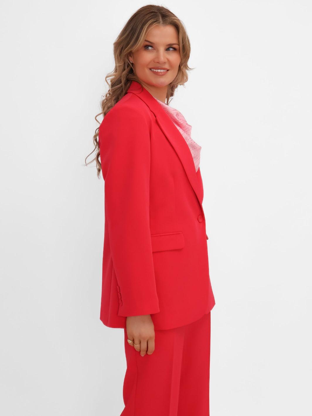 Kate & Pippa Sassari Blazer In Coral-Kate & Pippa