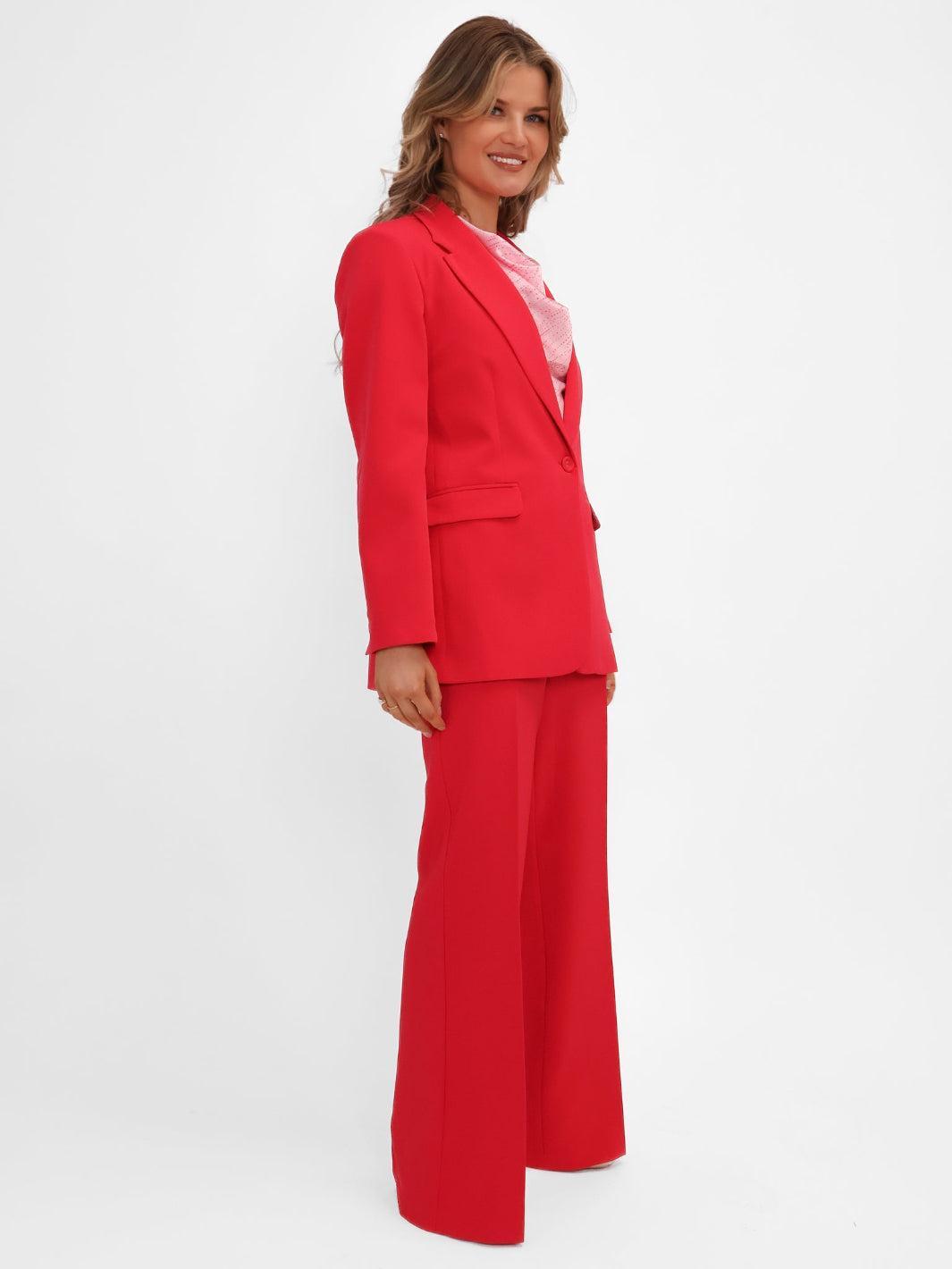 Kate & Pippa Sassari Blazer In Coral-Kate & Pippa