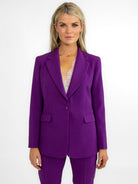 Kate & Pippa Sassari Blazer In Purple-Kate & Pippa Autumn/Winter Ladies Clothing