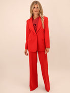 Kate & Pippa Sassari Blazer In Red-Kate & Pippa