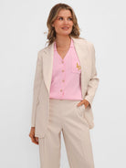 Kate & Pippa Scarlett Waistcoat In Pink-Kate & Pippa
