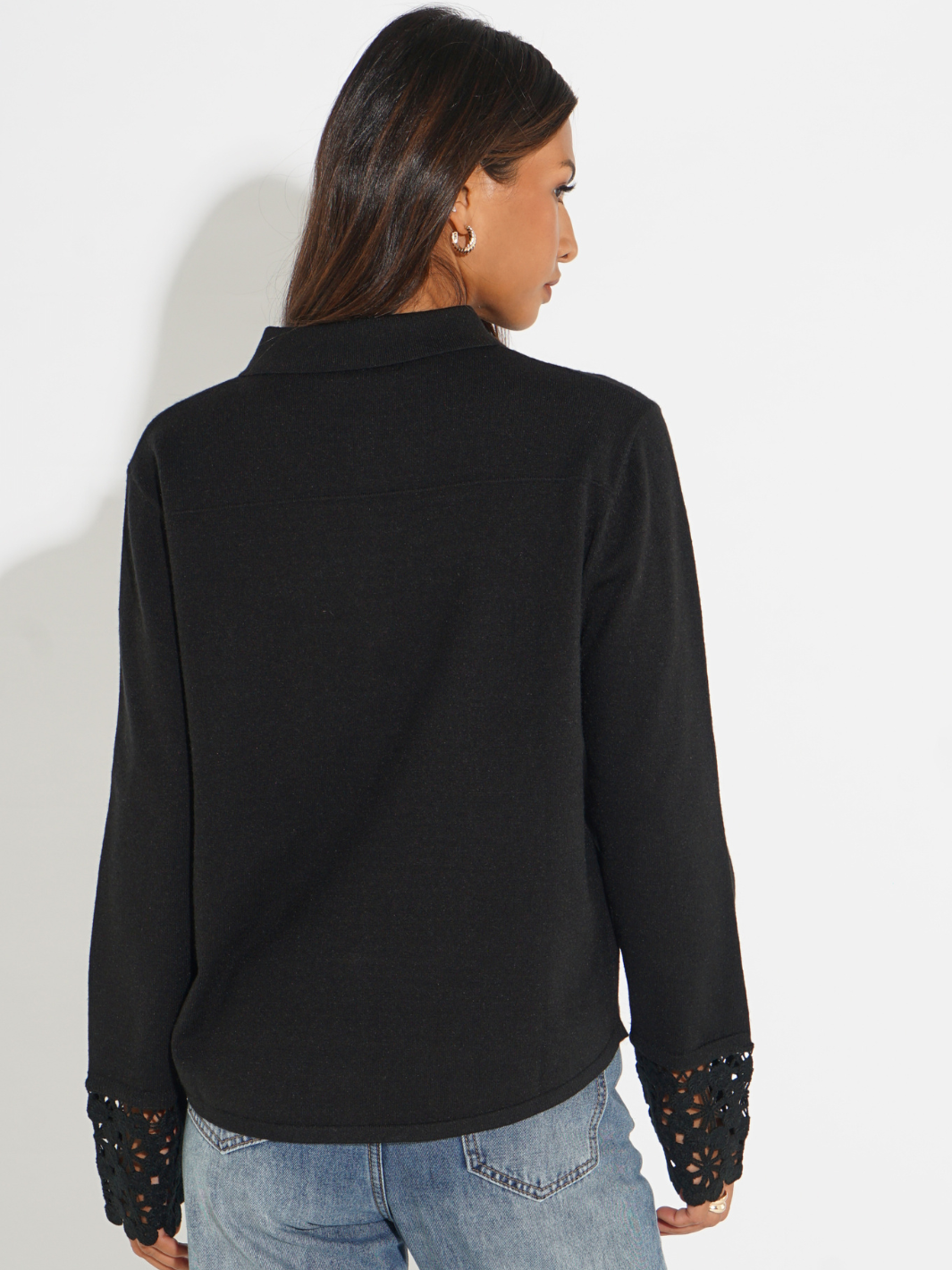 Kate & Pippa Shyloh Cardigan In Black-Kate & Pippa