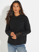 Kate & Pippa Shyloh Cardigan In Black-Kate & Pippa