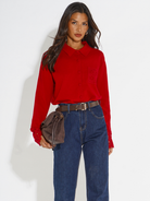Kate & Pippa Shyloh Cardigan In Red-Kate & Pippa