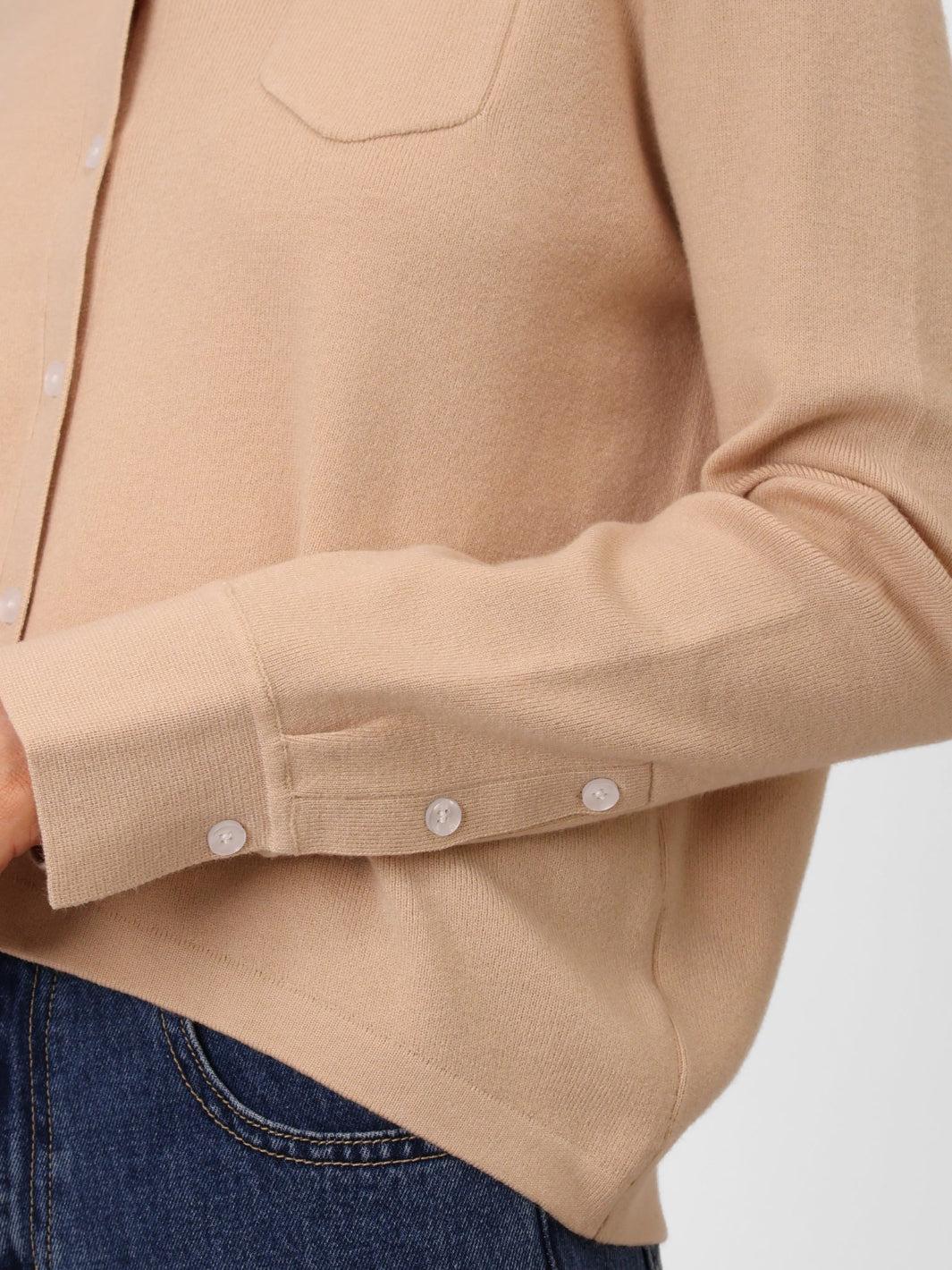 Kate & Pippa Sofi Cardigan In Beige-Kate & Pippa Autumn/Winter Ladies Clothing