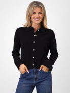 Kate & Pippa Sofi Cardigan In Black-Kate & Pippa Autumn/Winter Ladies Clothing