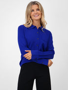 Kate & Pippa Sofi Cardigan In Blue-Kate & Pippa Autumn/Winter Ladies Clothing