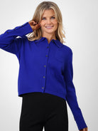 Kate & Pippa Sofi Cardigan In Blue-Kate & Pippa Autumn/Winter Ladies Clothing