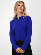 Kate & Pippa Sofi Cardigan In Blue-Kate & Pippa Autumn/Winter Ladies Clothing