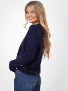 Kate & Pippa Sofi Cardigan In Navy-Kate & Pippa Autumn/Winter Ladies Clothing