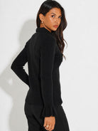 Kate & Pippa Sutton Knit Top In Black-Kate & Pippa