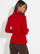 Kate & Pippa Sutton Knit Top In Red-Kate & Pippa