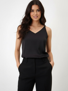 Kate & Pippa Sylvie Cami In Black-Kate & Pippa