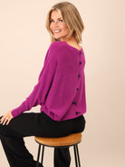 Kate & Pippa Venice Bow Knit In Magenta-Kate & Pippa