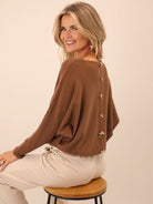 Kate & Pippa Venice Bow Knit In Mocha-Kate & Pippa