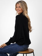 Kate & Pippa Verona Knit Jumper In Black-Kate & Pippa Autumn/Winter Ladies Clothing