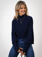 Kate & Pippa Verona Knit Jumper In Navy-Kate & Pippa Autumn/Winter Ladies Clothing