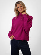 Kate & Pippa Verona Knit Jumper In Plum-Kate & Pippa Autumn/Winter Ladies Clothing