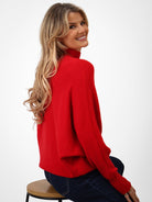 Kate & Pippa Verona Knit Jumper In Red-Kate & Pippa Autumn/Winter Ladies Clothing