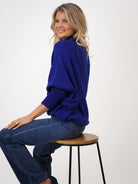 Kate & Pippa Verona Knit Jumper In Royal Blue-Kate & Pippa Autumn/Winter Ladies Clothing