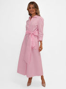 Kate & Pippa Victoria Midi Dress In Light Pink-Kate & Pippa