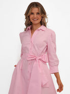 Kate & Pippa Victoria Midi Dress In Light Pink-Kate & Pippa