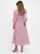 Kate & Pippa Victoria Midi Dress In Light Pink-Kate & Pippa