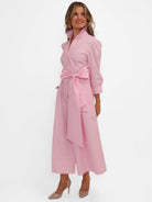 Kate & Pippa Victoria Midi Dress In Light Pink-Kate & Pippa