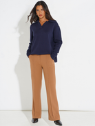 Kate & Pippa Yale Trousers In Camel-Kate & Pippa