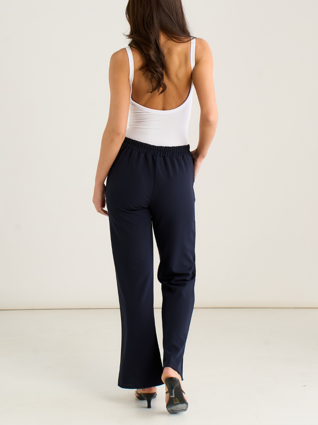 Kate & Pippa Yale Trousers In Midnight Navy-Kate & Pippa