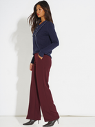 Kate & Pippa Yale Trousers In Mulberry-Kate & Pippa
