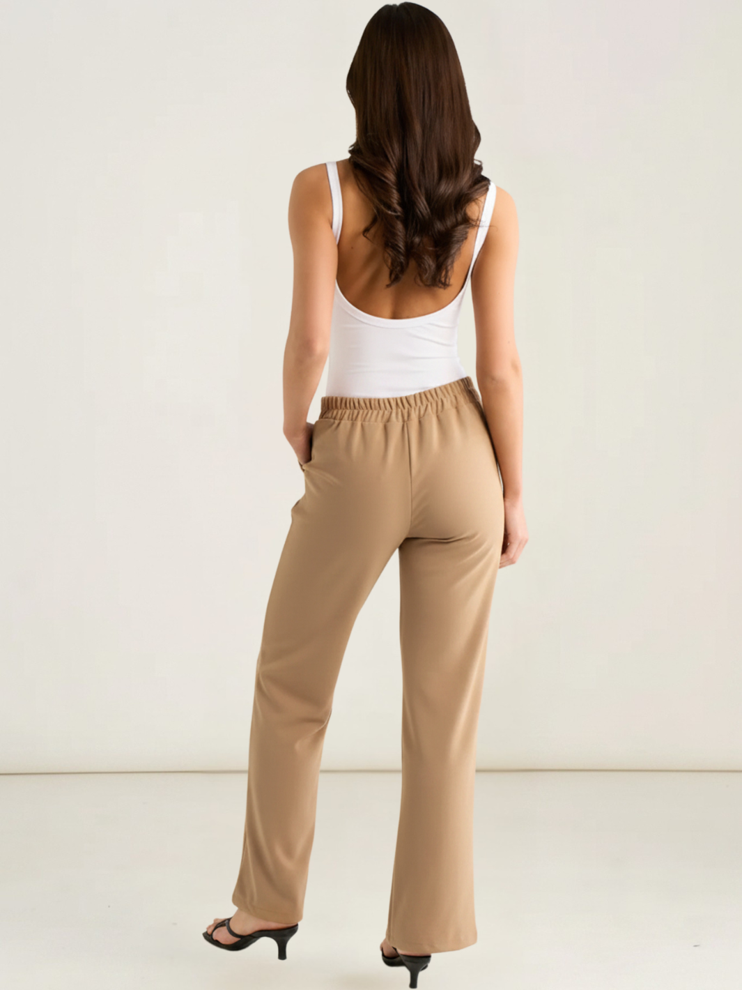 Kate & Pippa Yale Trousers In Tan-Kate & Pippa