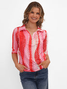 Kate & Pippa Zip Top In Red-Kate & Pippa