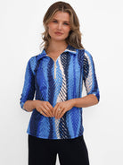 Kate & Pippa Zip Top In Royal Blue-Kate & Pippa