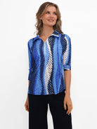 Kate & Pippa Zip Top In Royal Blue-Kate & Pippa