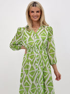 Kate & Pippa Carrie Dress In Green-Kate & Pippa