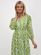 Kate & Pippa Carrie Dress In Green-Kate & Pippa