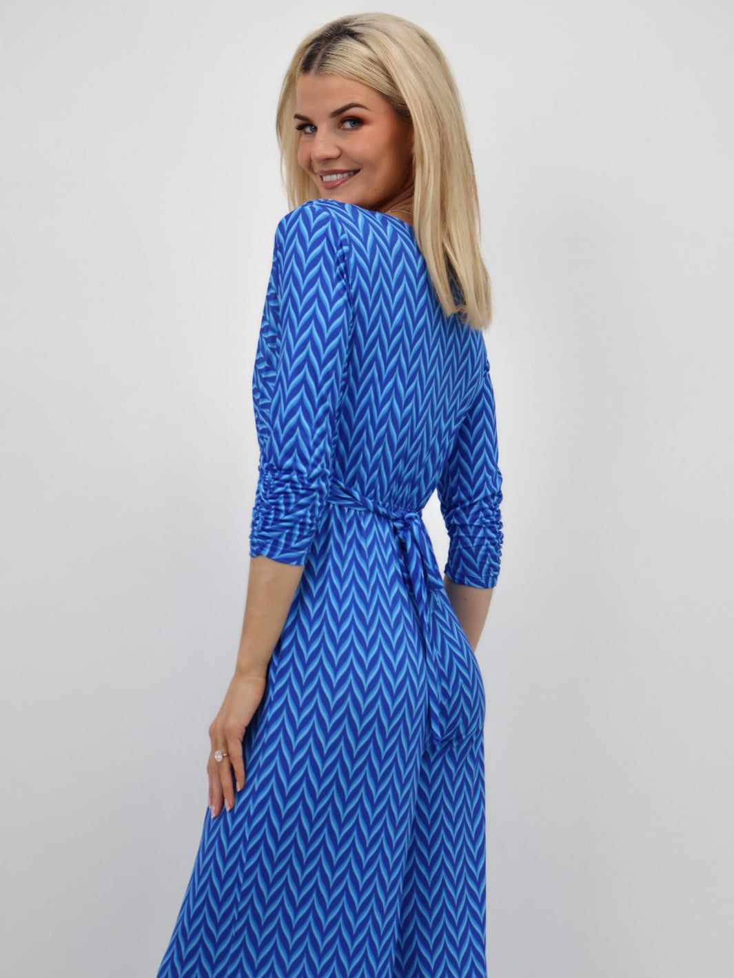 Kate & Pippa Sophia Jumpsuit In Blue Print-Kate & Pippa