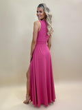 Kate & Pippa Amy Maxi Dress In French Pink Sparkle-Kate and Pippa
