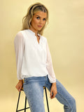 Kate & Pippa Band Top In Brilliant White-Kate & Pippa