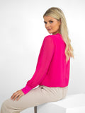 Kate & Pippa Bella Bow Band Top In Pink-Kate & Pippa