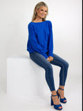Kate & Pippa Elba Knit Jumper In Blue-Kate & Pippa