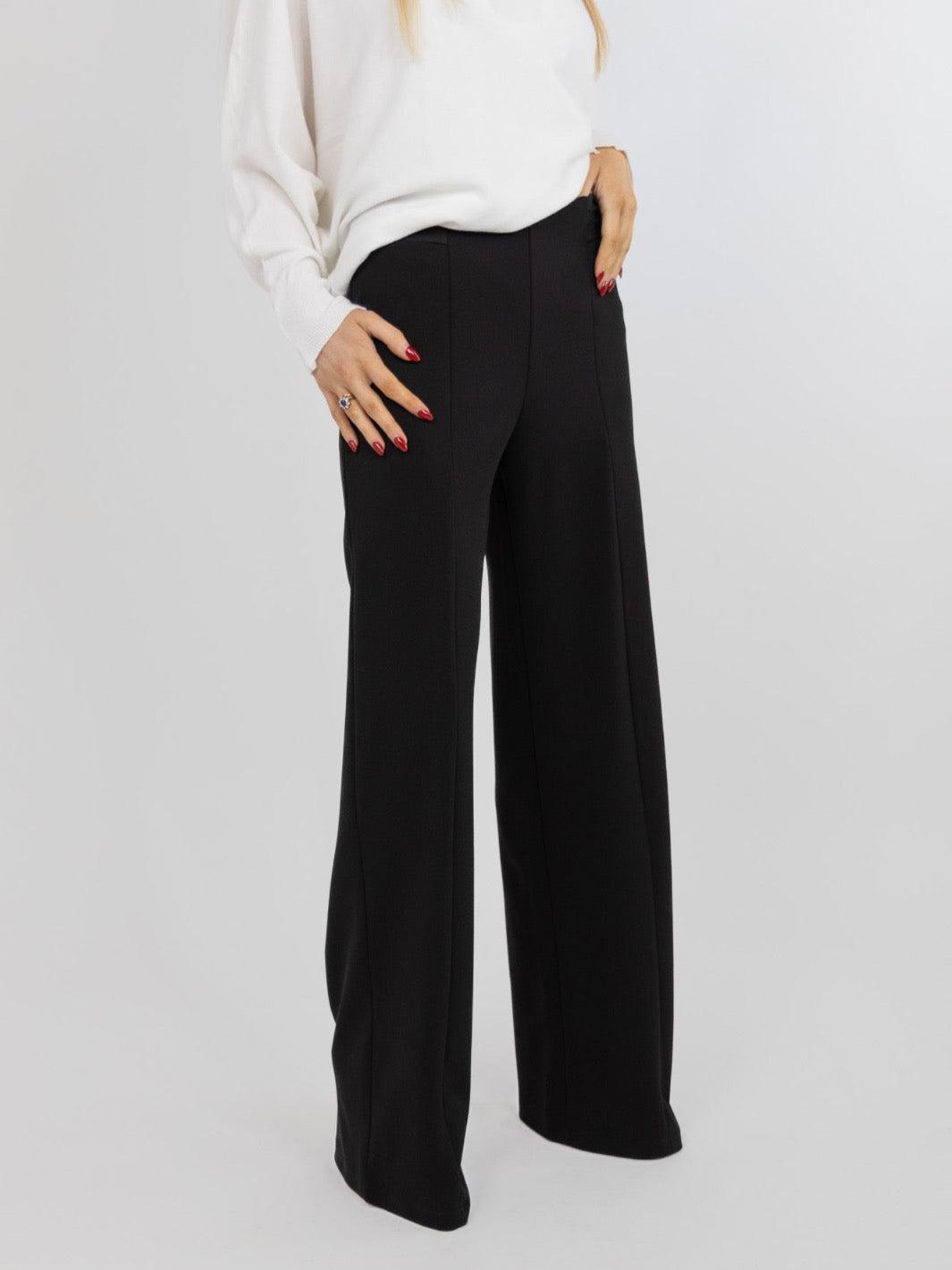 High-waisted tailored trousers - Navy - Ladies | H&M
