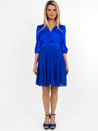 Kate & Pippa Monroe Mini Dress In Blue-Nicola Ross