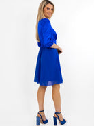 Kate & Pippa Monroe Mini Dress In Blue-Nicola Ross