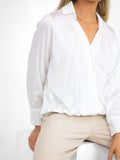 Kate & Pippa Olivia Satin Top In White-Kate & Pippa