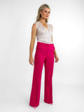 Kate & Pippa Palermo Wide Leg Trousers In Pink-Kate & Pippa