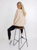 Kate & Pippa Roma Knit Jumper In Beige-Kate & Pippa