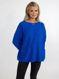 Kate & Pippa Roma Knit Jumper In Blue-Kate & Pippa